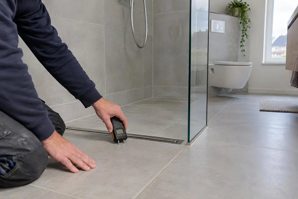 Lekdetectie Sliedrecht – badkamer in een nieuwbouwwoning