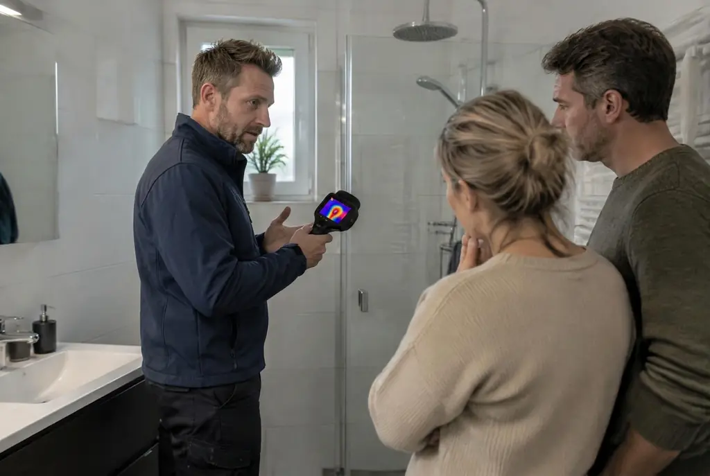Lekdetectie Sliedrecht – specialist legt bevindingen uit aan bewoner