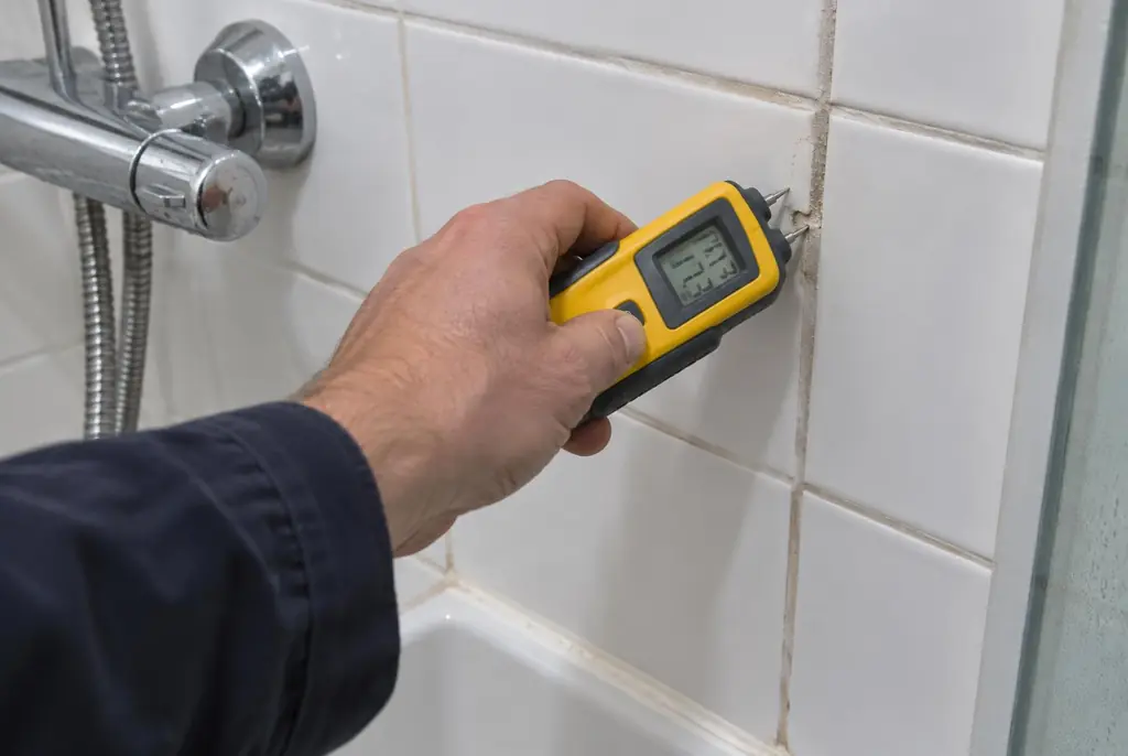 Lekdetectie Sliedrecht – vochtmeter op badkamertegels bij de douche